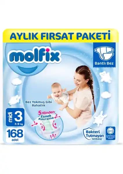 Molfix 3 Beden Midi ve 6 Beden Ultra Bebek Bezleri Karşılaştırması ve İnceleme