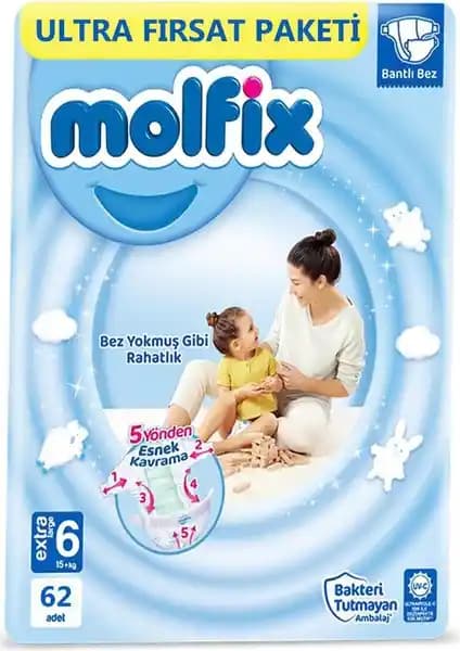 Molfix 3D 6 Beden ve 4+ Beden Bebek Bezleri Karşılaştırması ve Kullanıcı Yorumları