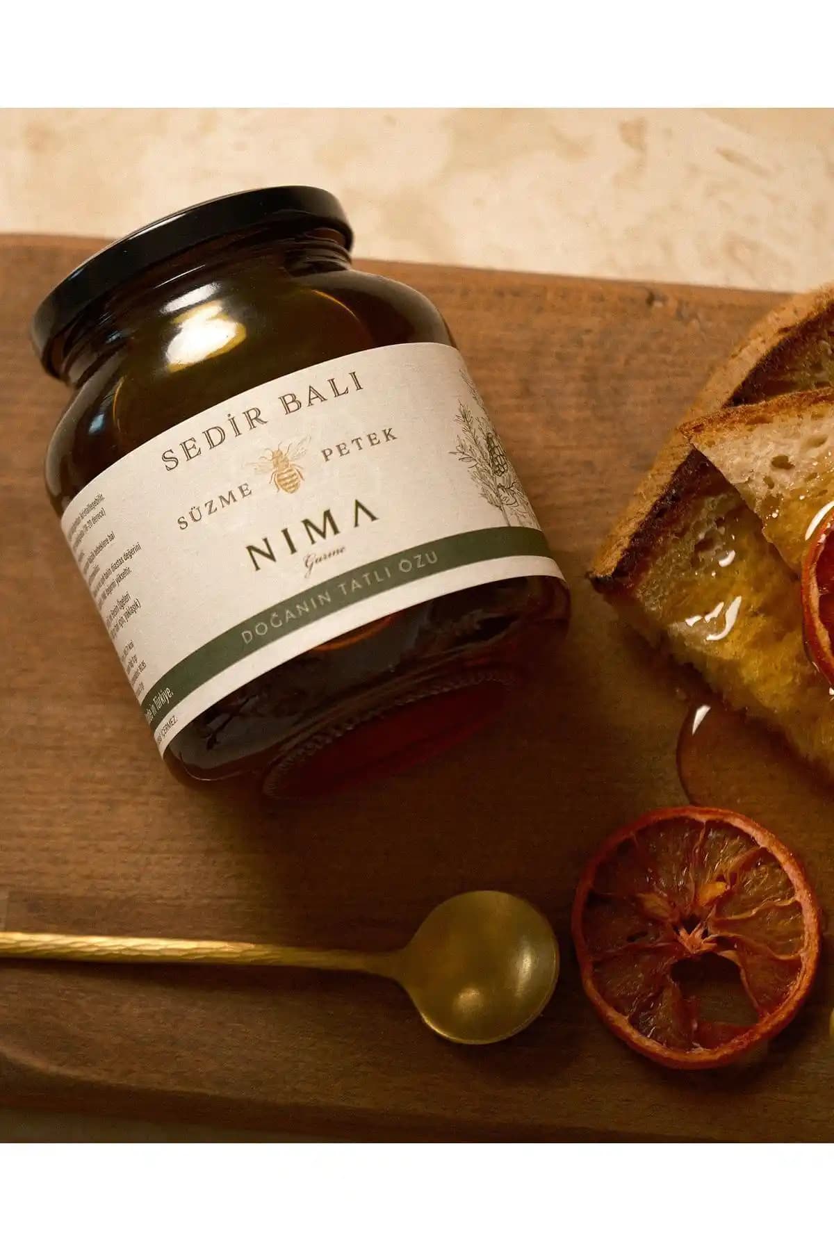 Nima Gurme Sedir Balı 450 Gr Doğal ve Sağlıklı Aromatik Bal Ürünü