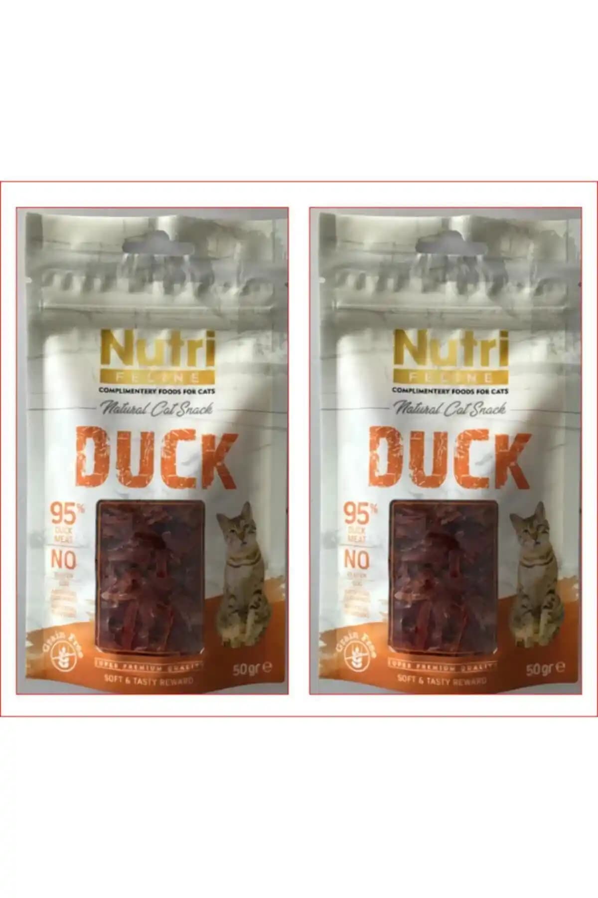 Nutri Feline Duck Kedi Ödülü: Doğal ve Tahılsız Protein Kaynağı Lezzetli Atıştırmalık