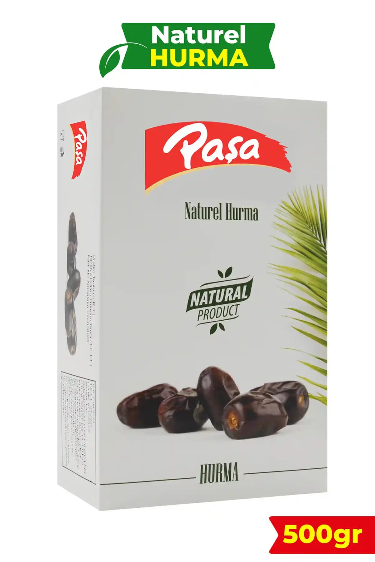 Paşa İran Hurma 500 Gr Paket Doğal ve Lezzetli Sağlıklı Atıştırmalık Seçeneği
