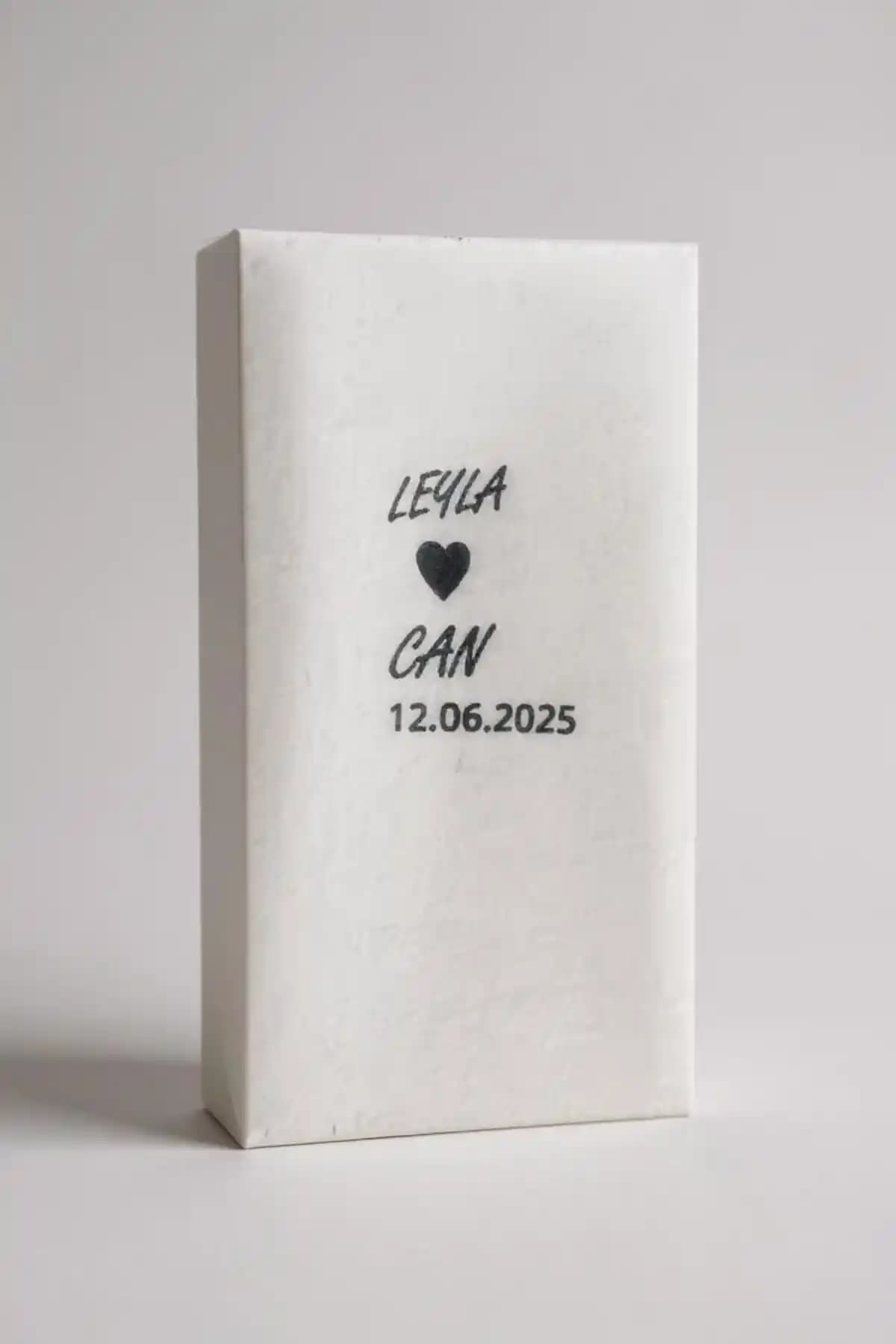 Poros Store Kişiselleştirilmiş Düğün ve Nişan Peçeteleri - Zarif ve Özel Anlar İçin