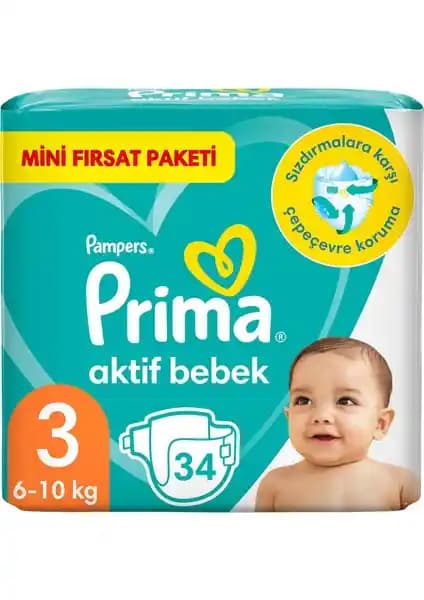 Prima Bebek Bezi Aktif Bebek 3 ve 6 Beden Karşılaştırması ve Seçim Rehberi