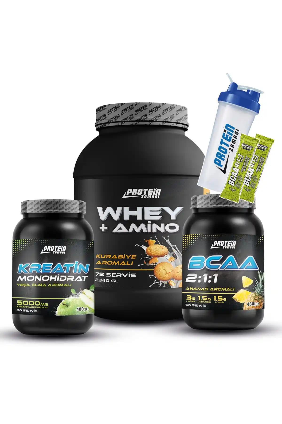 Protein Zamanı Whey Protein Tozu: Yüksek Kaliteli ve Lezzetli Sporcu Takviyesi