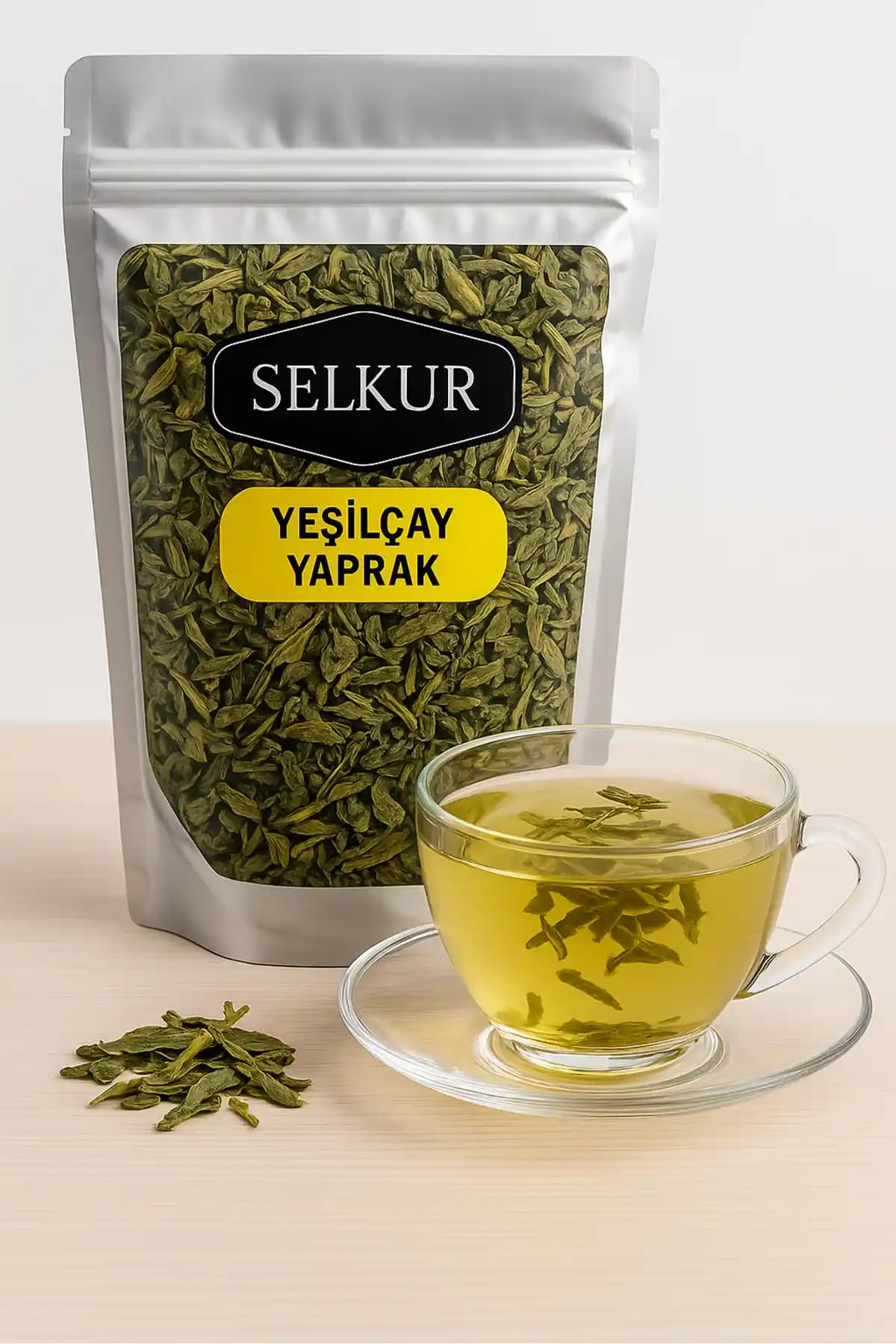 Selkür Yeşil Çay 100g Organik ve Doğal Çay, Sağlıklı Yaşam İçin Tercih Edilir