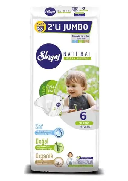 Sleepy Bebek Bezi Jumbo 6 Beden ile Sleepy Sensitive Bebek Bezi 2 Beden Karşılaştırması