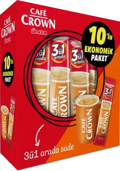 Ülker Cafe Crown 3ü1 Sade ve Kahve Dünyası 40'lı 3'ü 1 Arada Kahve Ürünleri Karşılaştırması