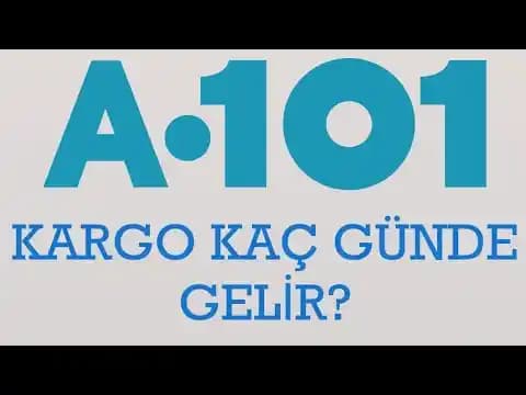 A101 Kargo Teslim Süresi ve Süreç Analizi Türkiye'de Online Alışverişte Güncel Durum