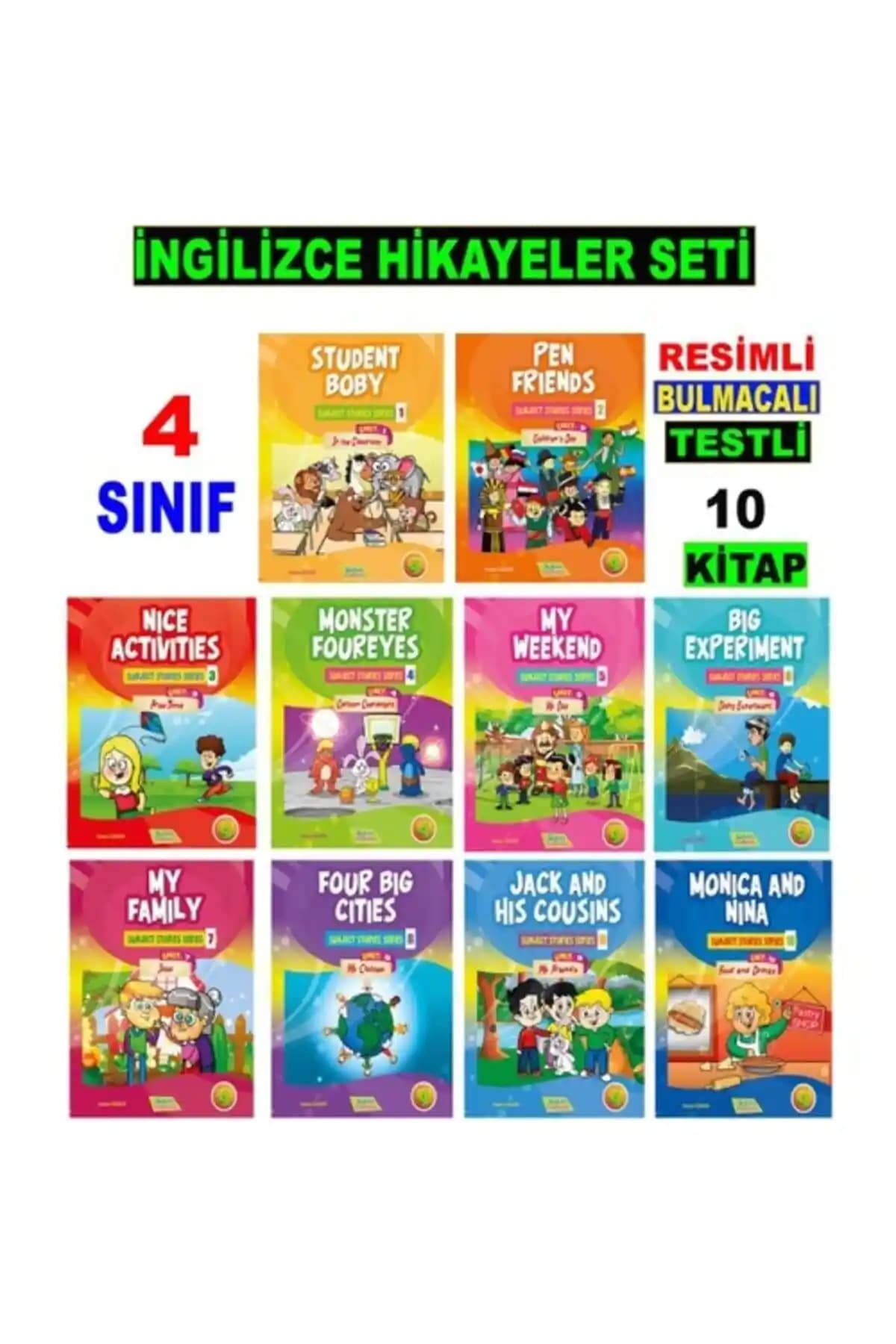 4. sınıf İngilizce hikaye setleri karşılaştırması: Akıl Yolu ve Team Elt ürünleri