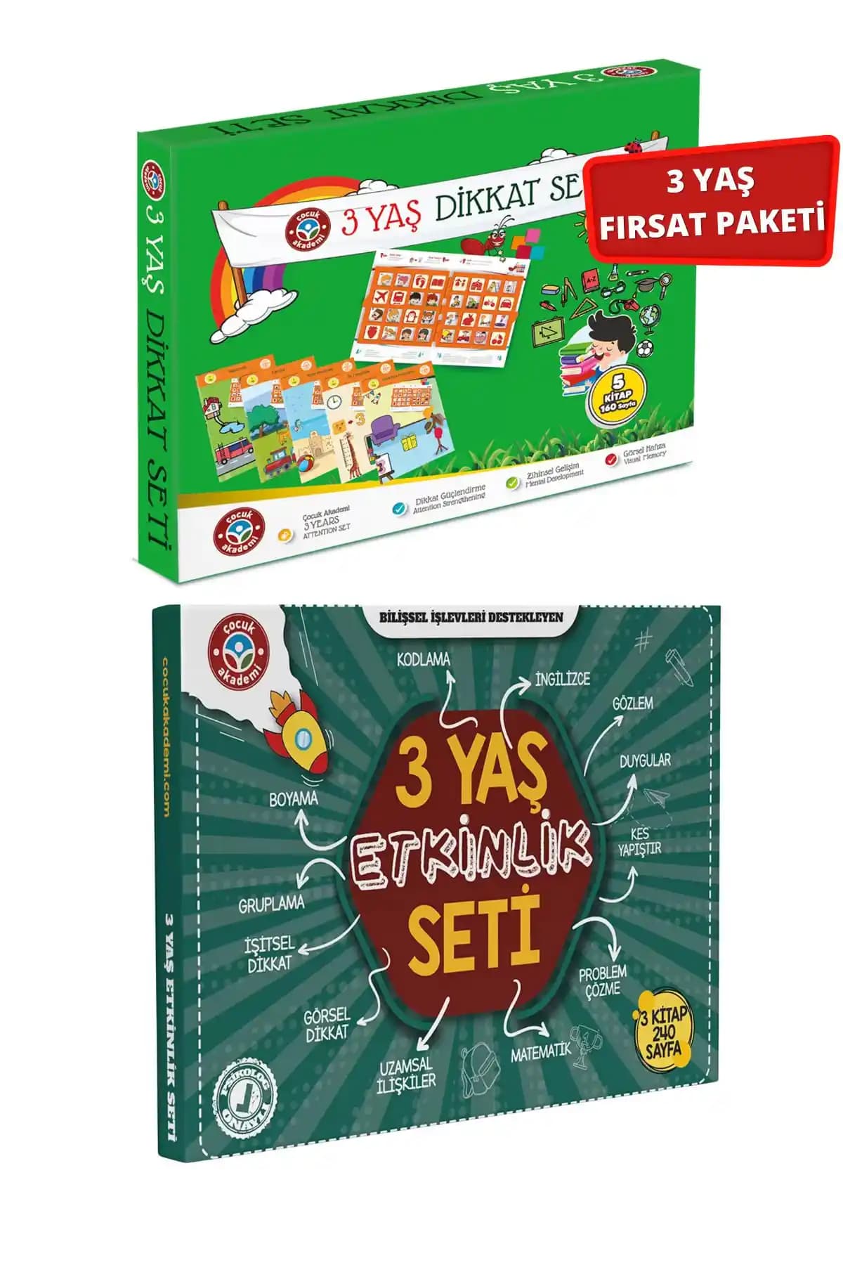 Çocuk Akademi Ürünleri Karşılaştırması: 3 Yaş Etkinlik Seti ve Yaz Sil Serisi