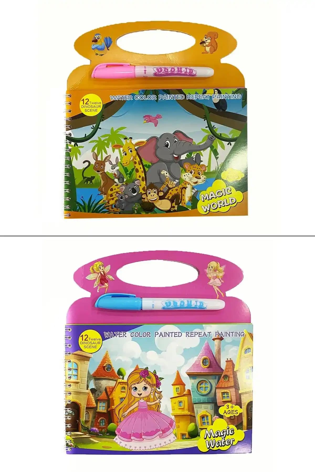Çocuklar İçin Sihirli Boyama Kitapları Karşılaştırması: Magic Water ve Mickey Mouse
