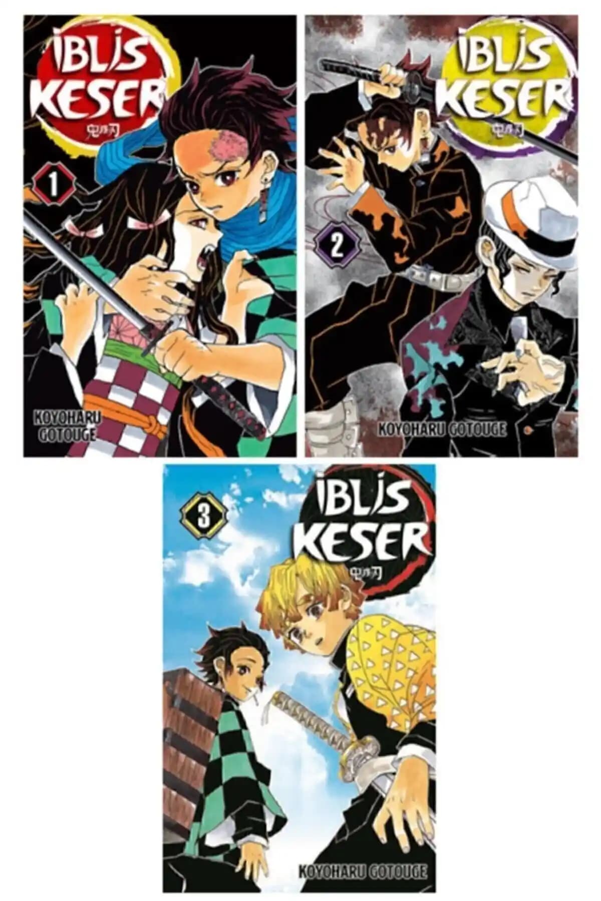 Iblis Keser 1-2-3 ve 1-2 Ciltler Manga Setleri Karşılaştırması