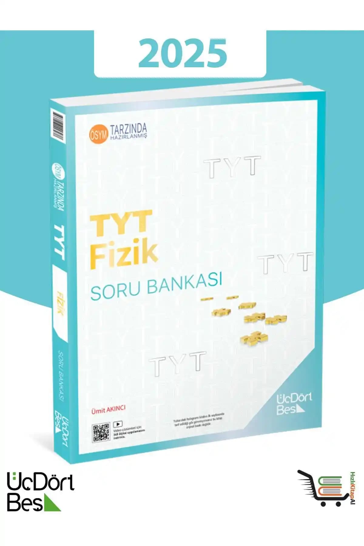 Üç Dört Beş Yayıncılık 2024 TYT Fizik ve Paragraf Soru Bankaları Karşılaştırması
