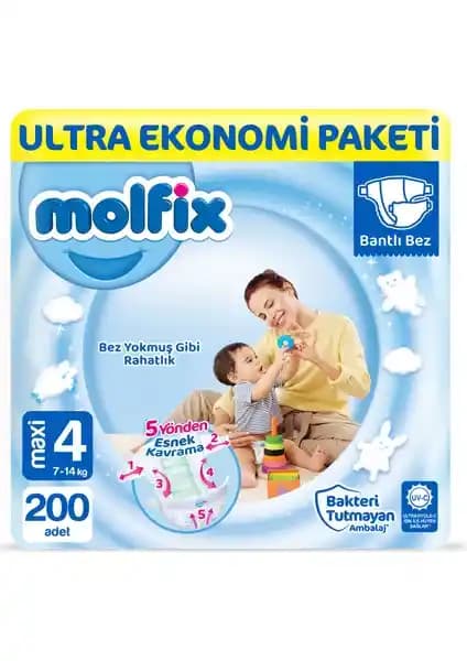 Molfix 4 Beden Maxi ve 5 Beden Ultra Fırsat Paketi Karşılaştırması
