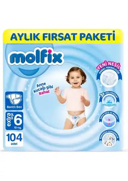 Molfix 6 Beden Bebek Bezleri Karşılaştırması: Extra Large ve Ultra Fırsat Paketi