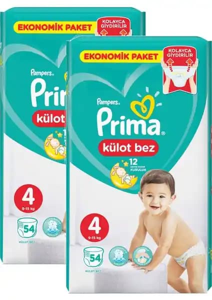 Prima Külot Bebek Bezi 4 Beden ve Premium Care 5 Beden Karşılaştırması