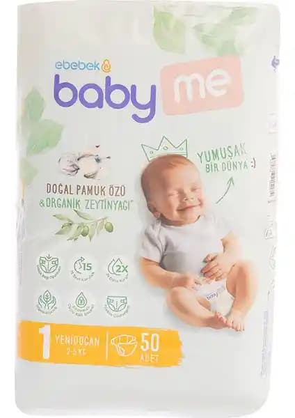 Yenidoğan Bebek Bezi Karşılaştırması: Baby Me Yenidoğan 1 ve Sleepy Bio Natural Plus