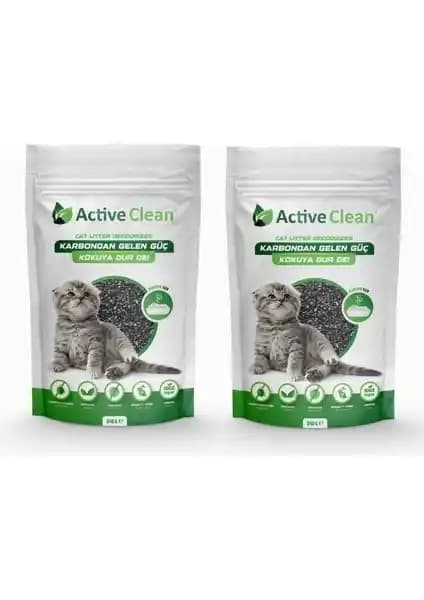 Active Clean Kedi Kumu Koku Giderici 240 g: Parçalı Takım ile Kokuları Azaltıp Ferah Hava