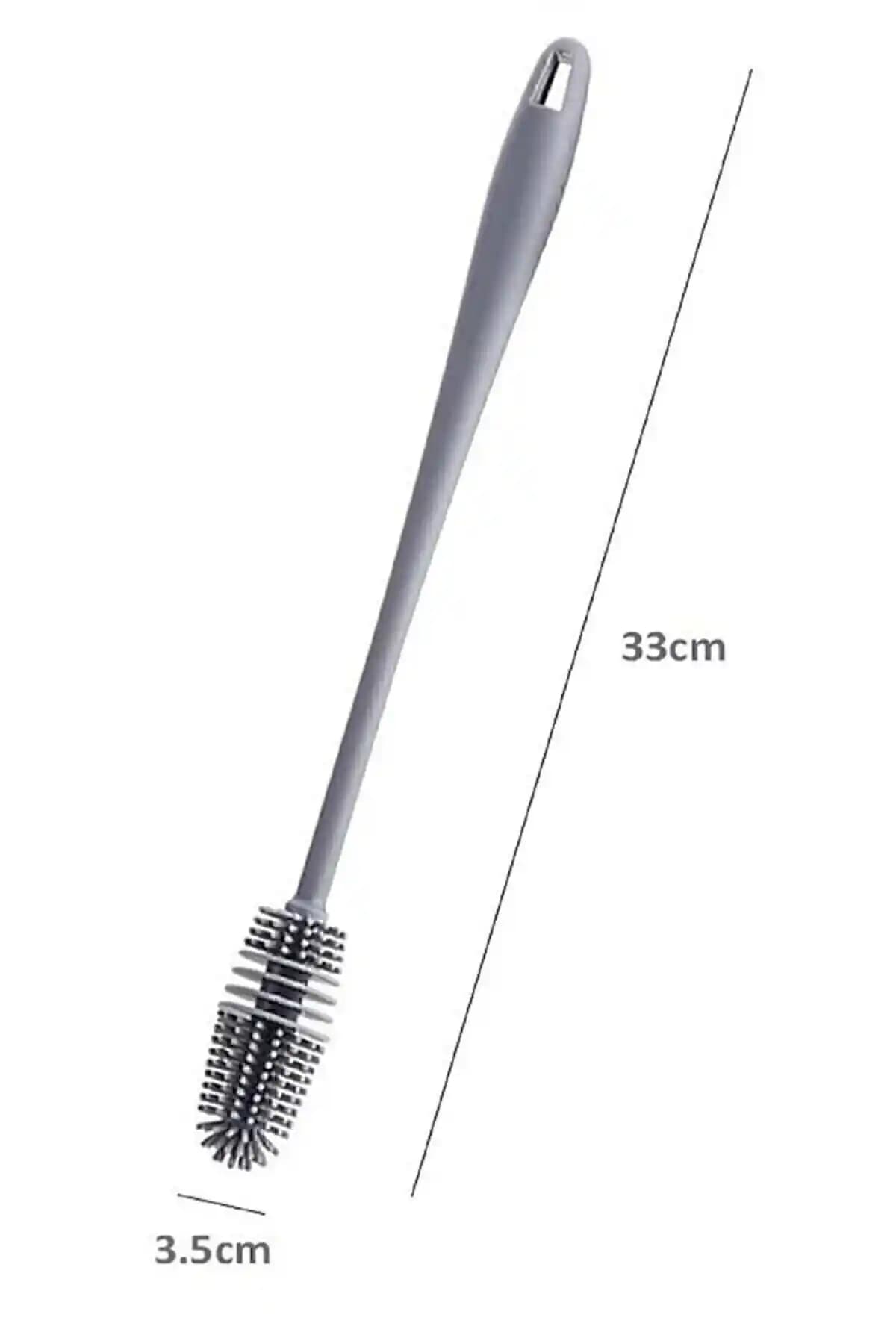 AKDAG HOME silikon uçlu temizleyici fırçası: güvenli, dayanıklı biberon ve suluk temizliği