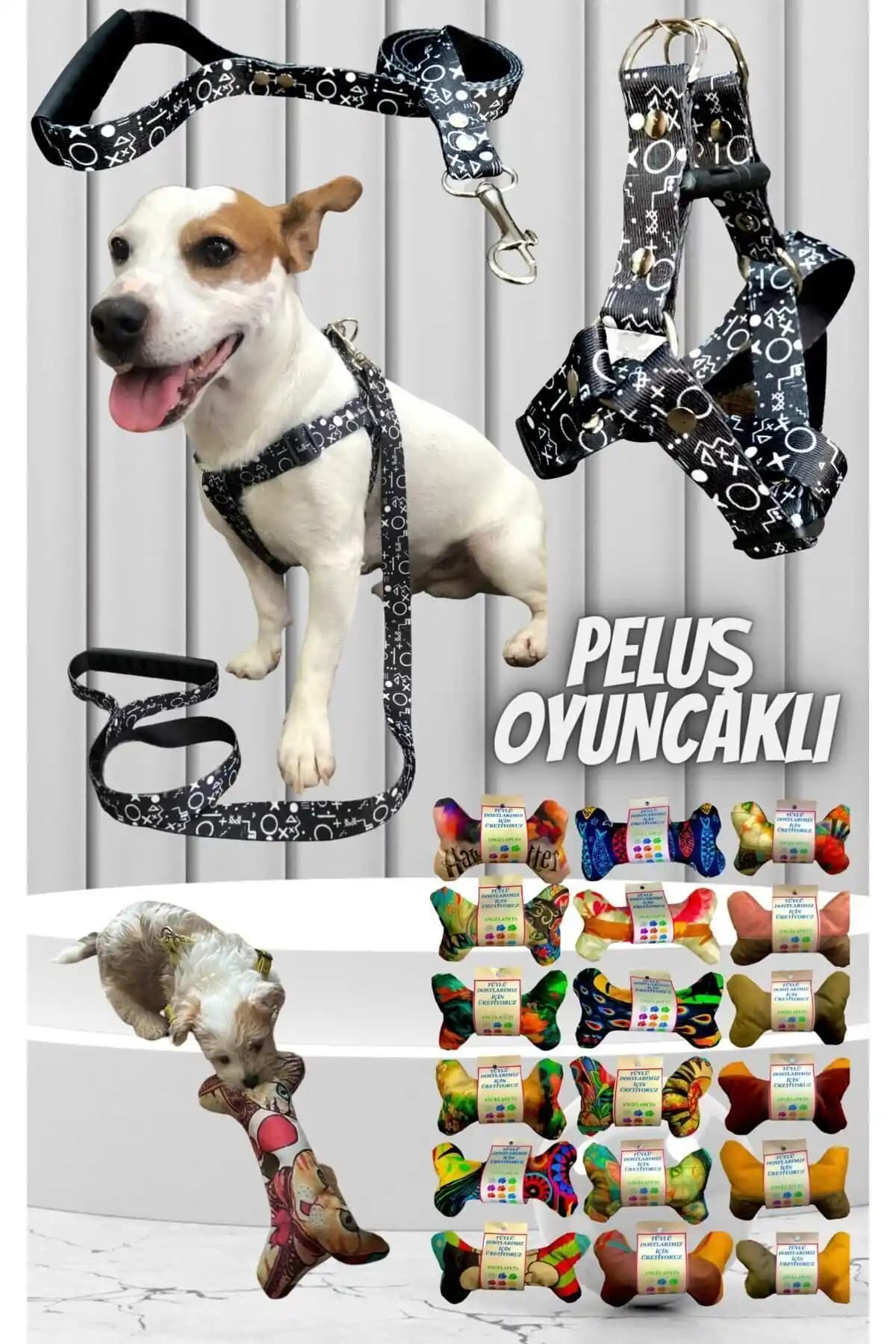 Angelapets Göğüs Tasması ve Peluş Oyuncaklı Seti: Konforlu, Dayanıklı ve Şık Tasarım