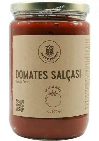 Antep Pazarı Domates Salçası 650 gr: Doğal, Geleneksel ve Katkısız Lezzetin Adresi