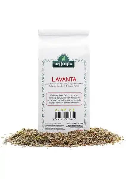 Arifoğlu Lavanta 100g: Ferahlatıcı ve Çok Yönlü Doğal Bitki Çayı, Günlük Demleme