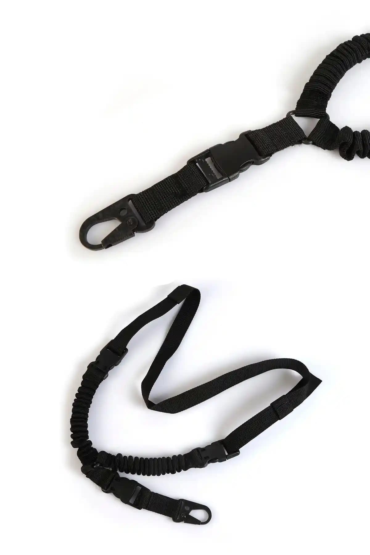 Asker Marketi Siyah Tek Nokta Taktik Askı Kayışı: Çok Yönlü Taşıma ve Uyum