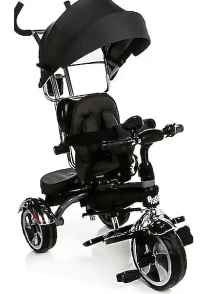 Babyhope Star İtmeli Bisiklet Siyah: Ebeveyn Kontrolüyle Güvenli ve Konforlu Çocuk Sürüşü