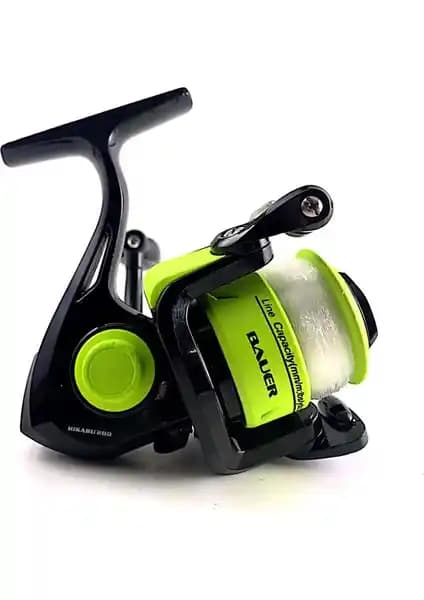 BAUER Hıkaru 200 Misinalı LRF ve Spin Olta Makinesi: 5 Bilyeli, Hafif ve Hızlı Kurulum
