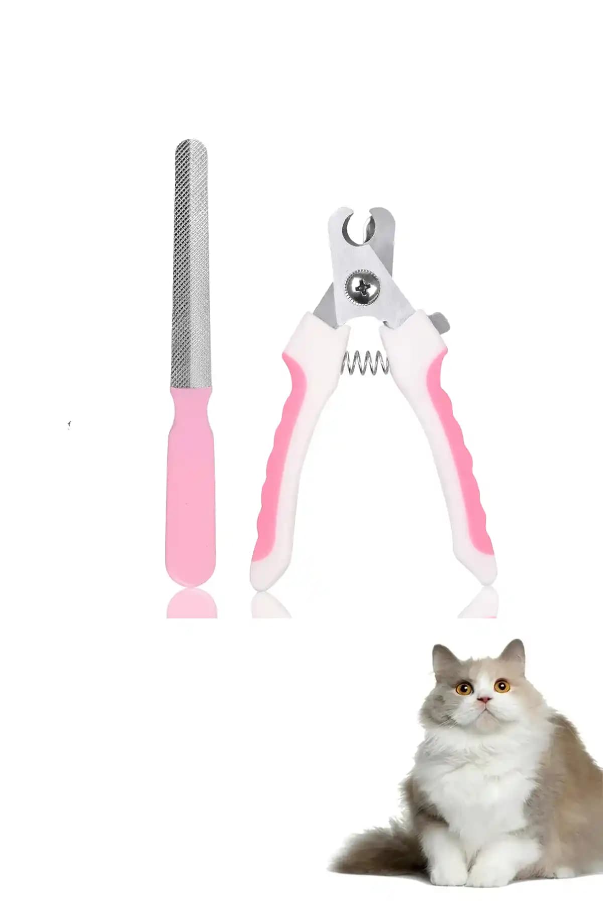 Beatitude Evcil Hayvan Tırnak Kesme ve Törpü Aleti – Kedi ve Köpekler İçin Ergonomik Set