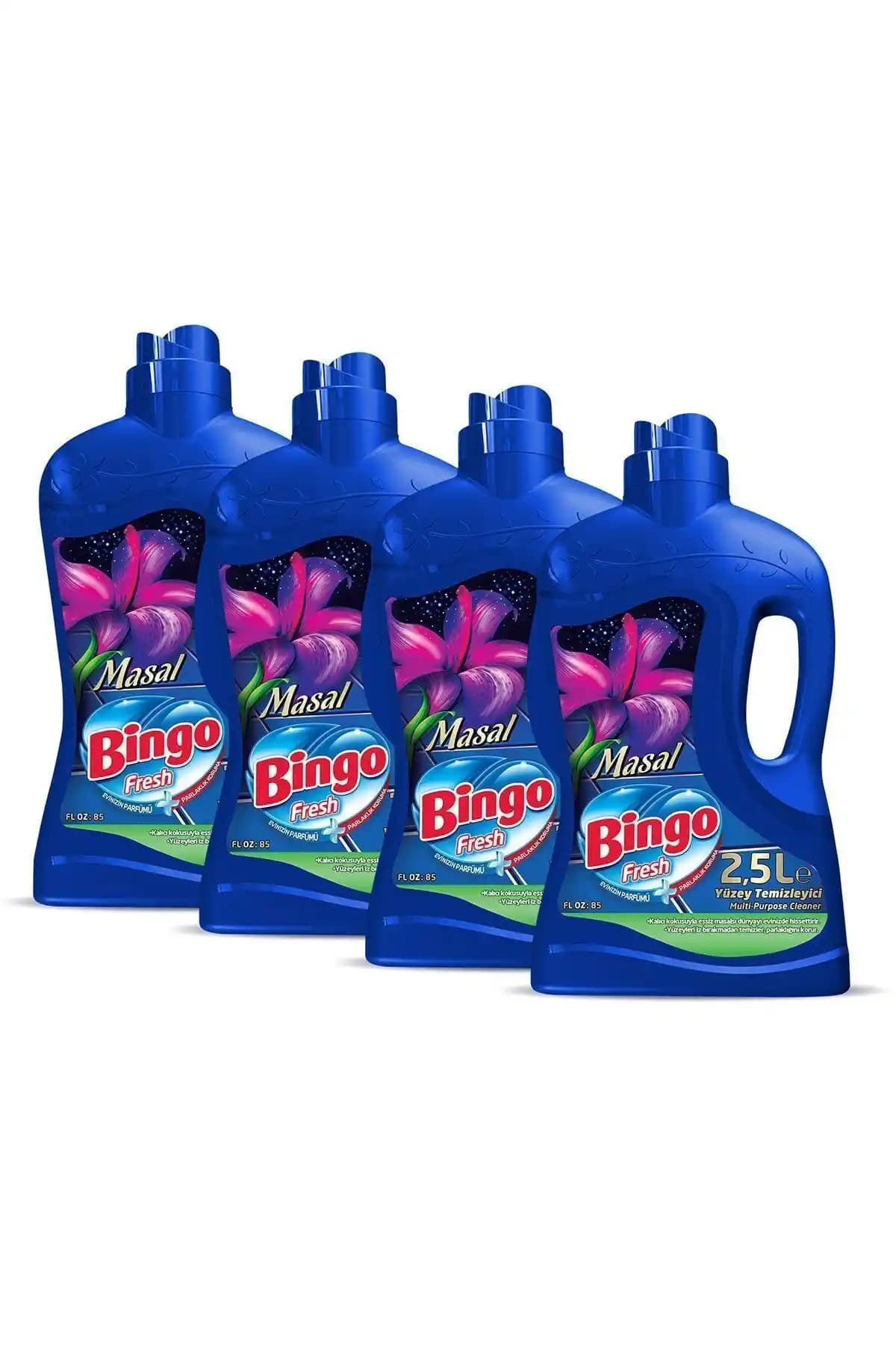 Bingo Fresh Yüzey Temizleyici Masal Ekonomi Paketi: 4 x 2,5 L Türkiye Menşei, Ofis İçin