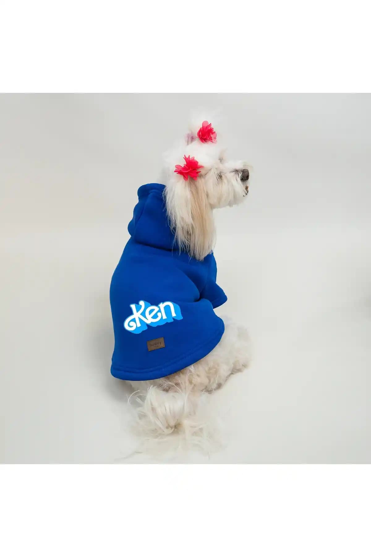 Buddy Store Kedi ve Köpek Sweat Kıyafeti Lacivert, Kış İçin Isı Yalıtımlı ve Şık
