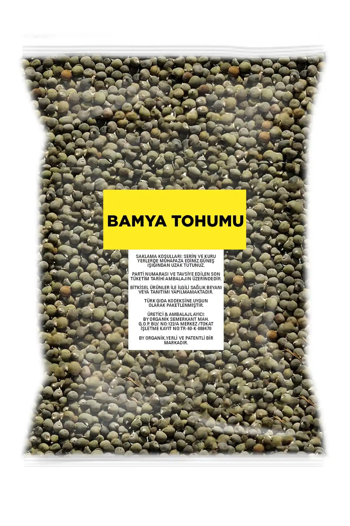 BY ORGANİK Bamya Tohumu 250 g: Ev Bahçeleri İçin Temiz, Verimli ve Güvenli Tohum