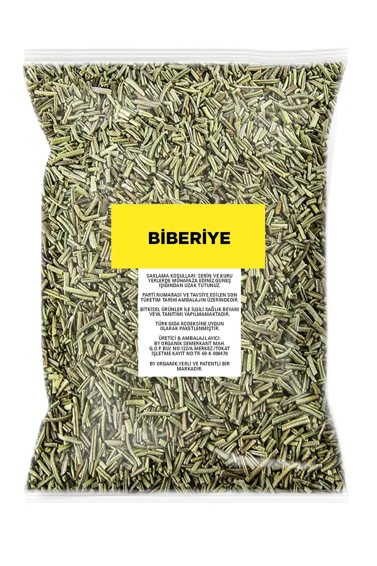 BY ORGANİK Biberiye Otu Çayı 100 g – Türkiye menşeli, parti numarası ambalaj üzerinde