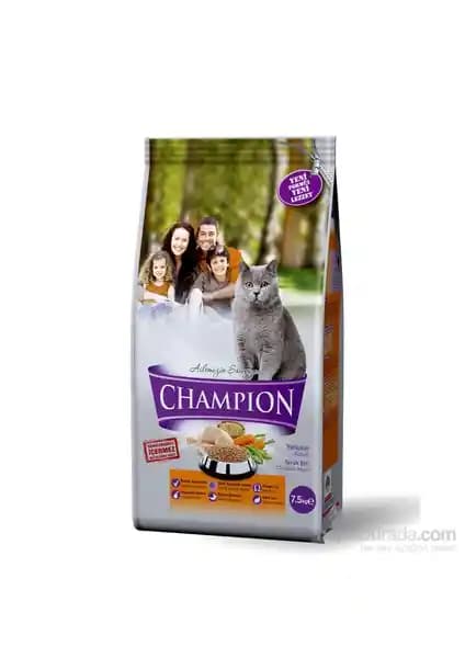 Champion Tavuk Etli Yetişkin Kedi Maması 15 Kg – Dengeli Protein ve Taurin Destekli Formül