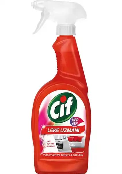 Cif Sprey Leke Uzmanı 750 ml: Çok Amaçlı Yüzey Temizliğiyle Lekeleri Hızla Giderin