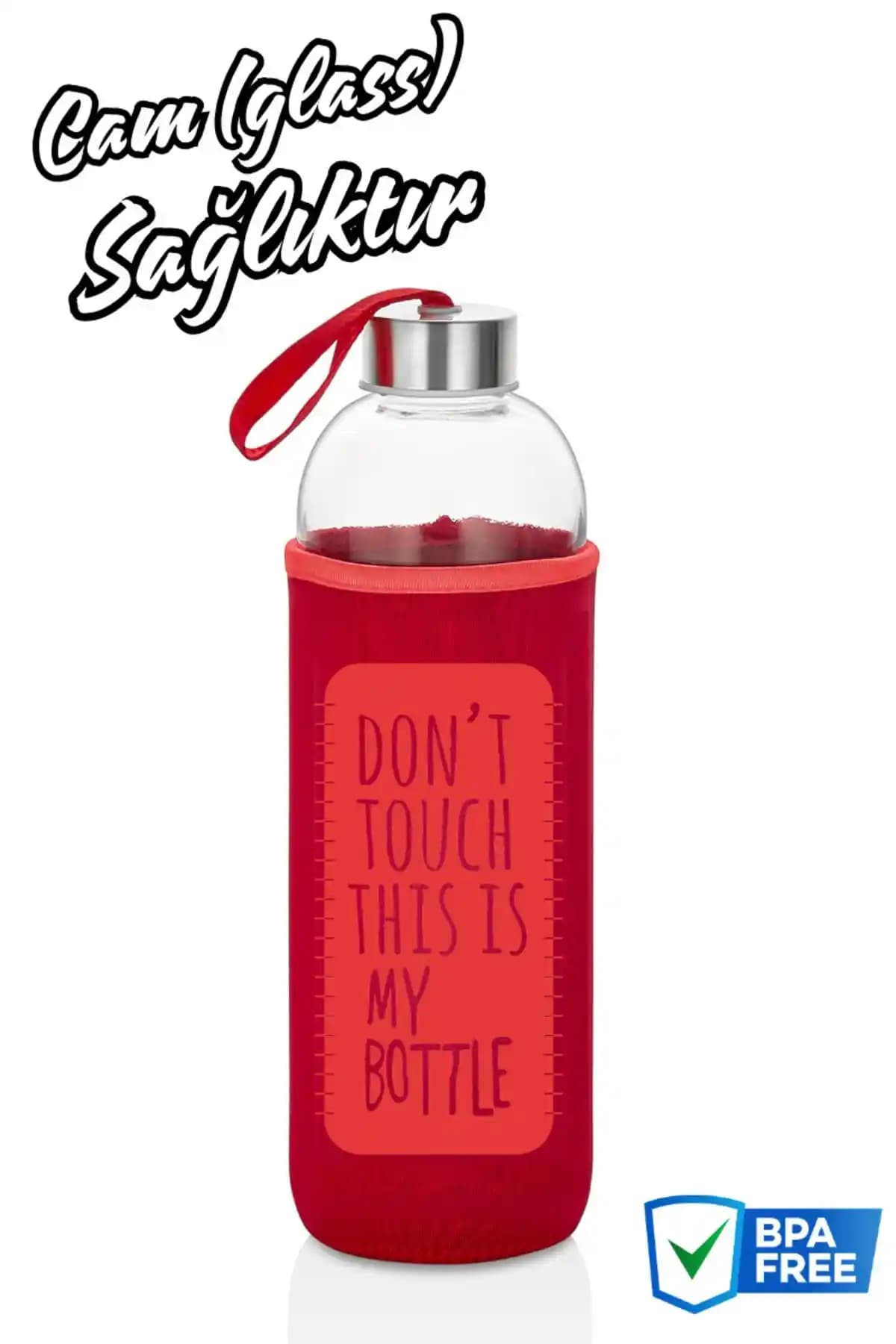 Comprox Kırmızı Cam Matara 1000 ml: Şık Tasarım ve Sağlıklı İçerik İncelemesi