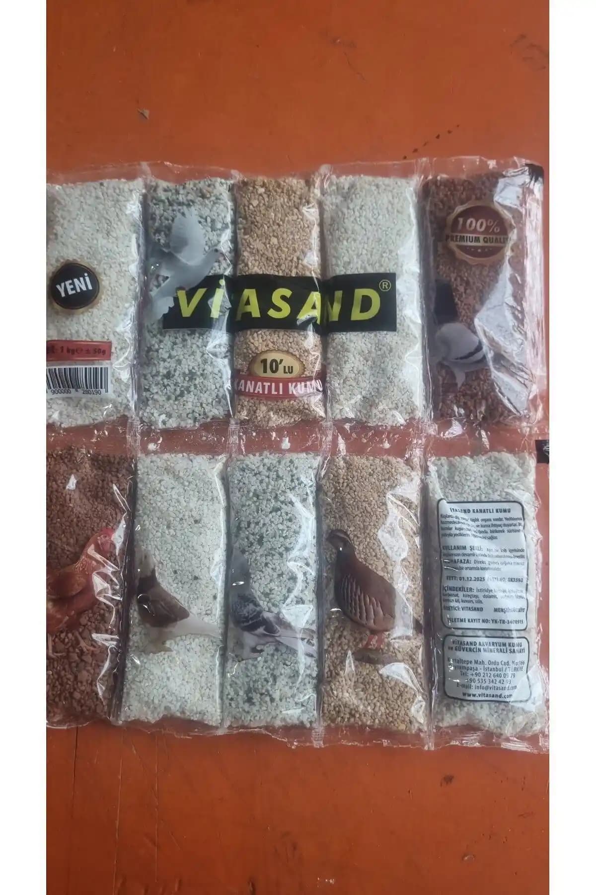 Cosar Güvercin Mineral: 1 kg’lık 10 Bölmeli Kil Taşı Mineral Takviye, Türkiye Menşei