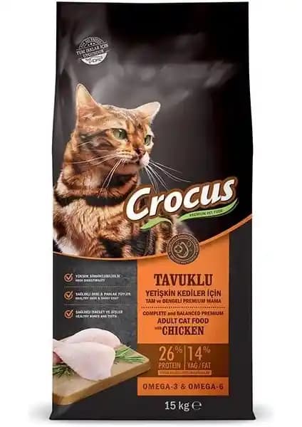 Crocus Adult Tavuklu Yetişkin Kedi Maması 15 Kg: Beslenme Dengesi ve Performans Analizi