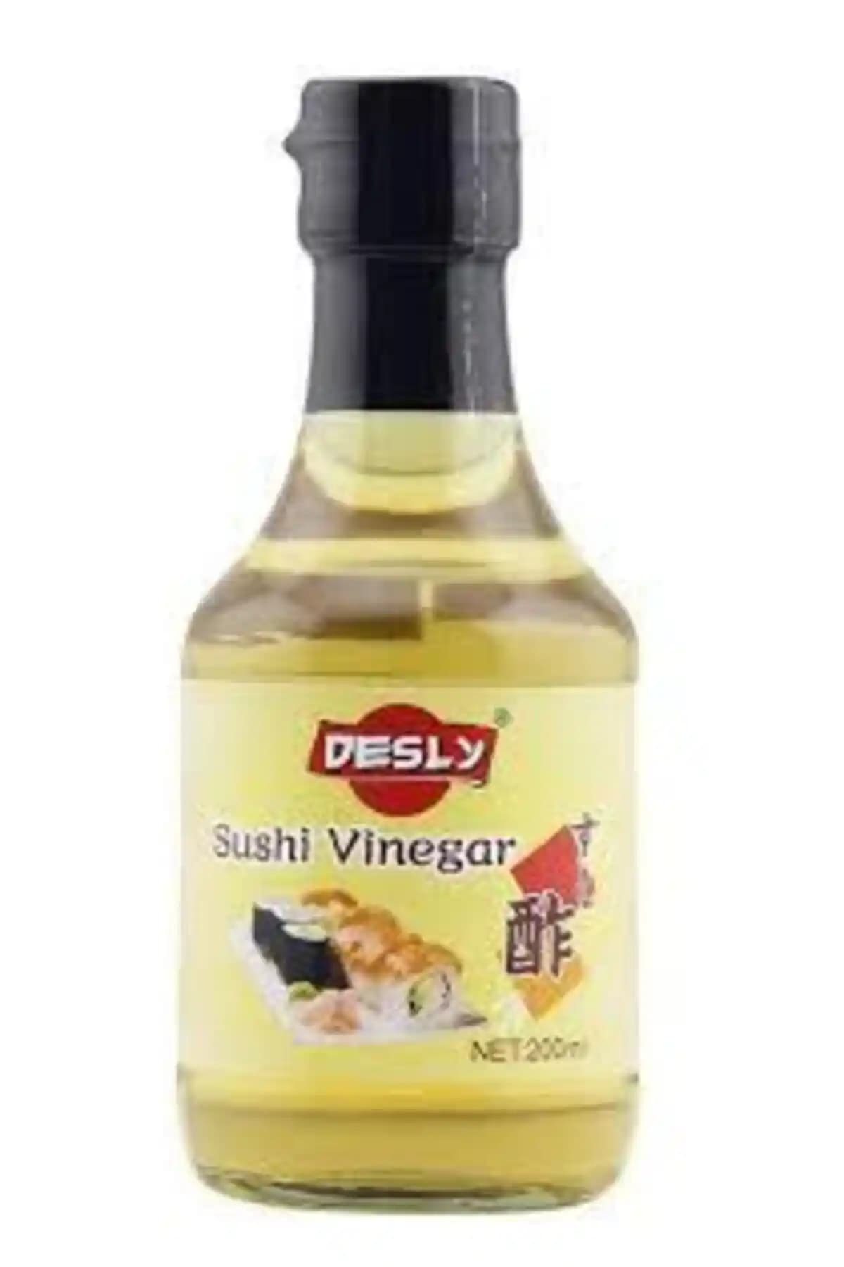 Desly Pirinç Sirkesi (Suşi Sirkesi) 200 ml: Sushi Pirinci için Dengeli Asitlik