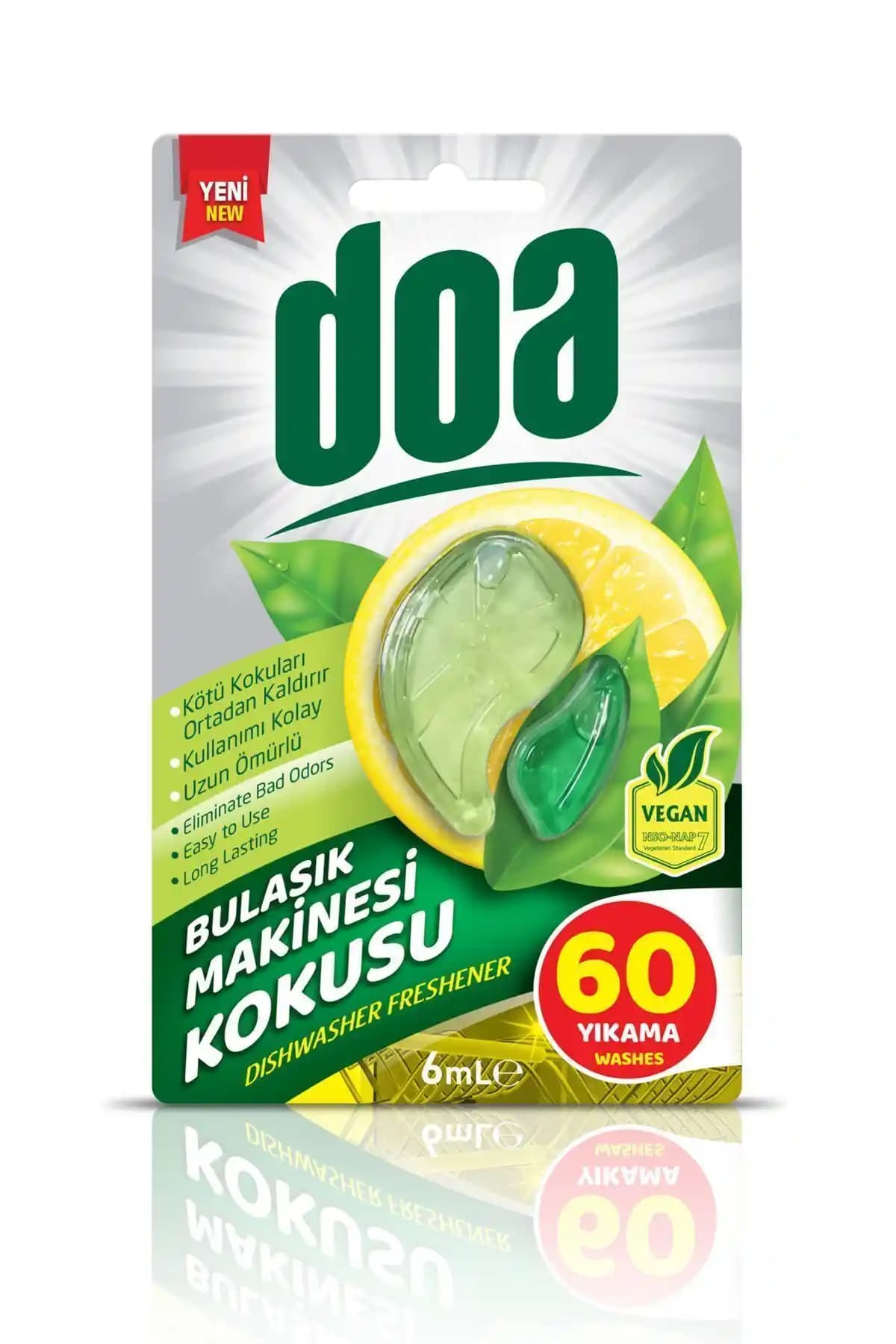 Doa Bulaşık Makinesi Kokusu: 6 ml Konsantre Formülle Kalıcı ve Temiz Koku Sağlar