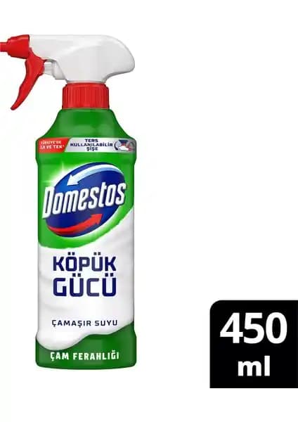 Domestos Köpük Gücü Çam Ferahlığı ile Derin Temizlik ve Pratik Ters Şişe Tasarımı