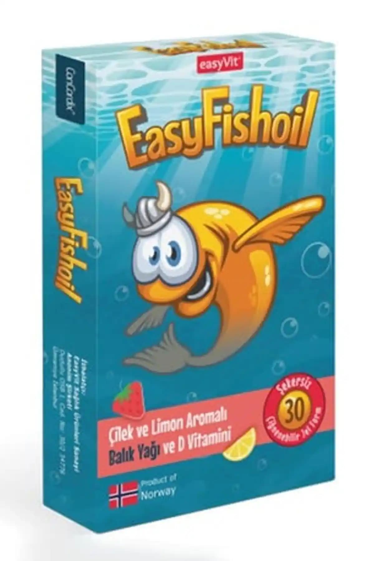 Easy Fishoil Çocuk Çilek ve Limon Aromalı 30 Çiğneme Tableti: İnceleme ve Değerlendirme