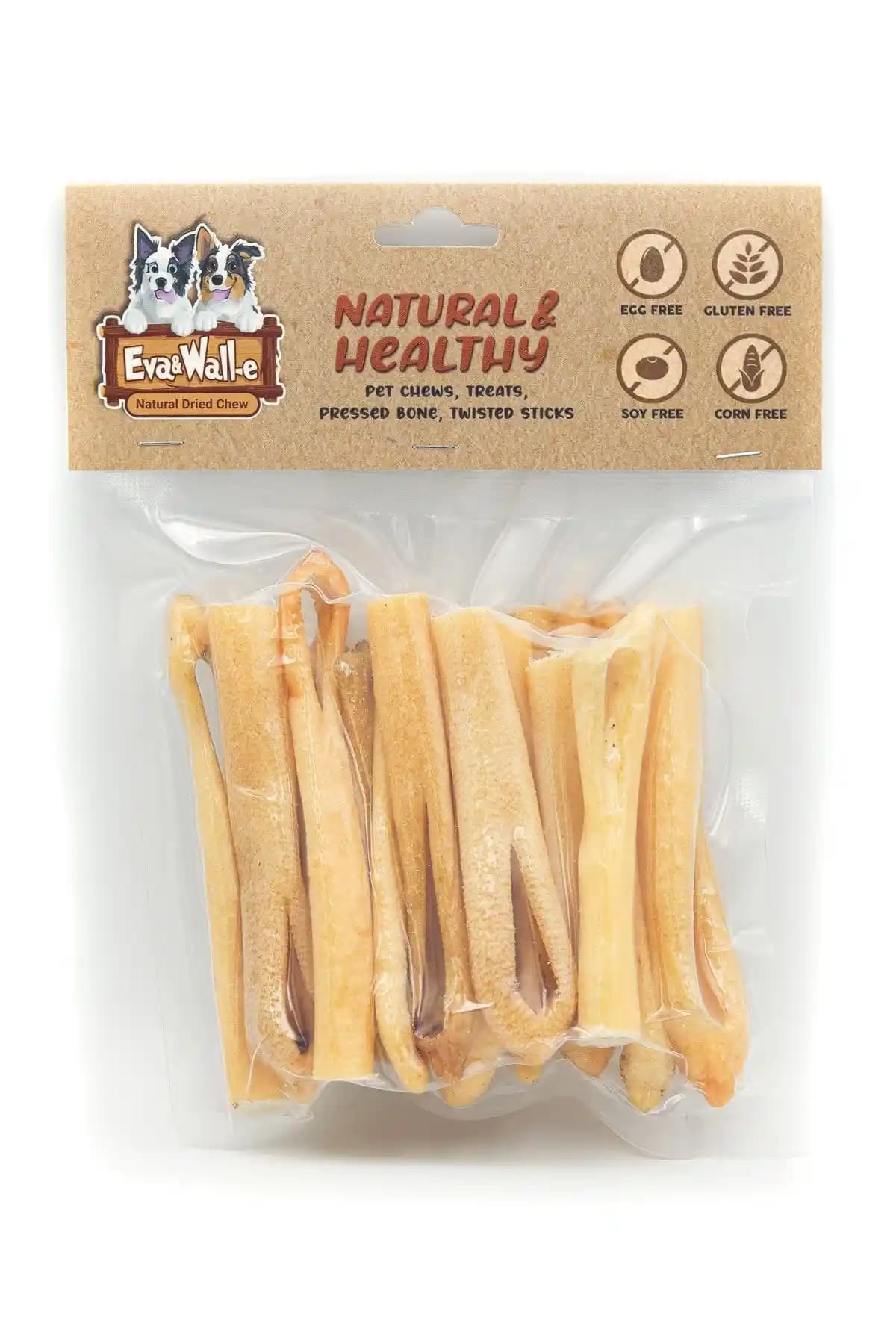 Eva & Wall-e Köpek Ödül Kemiği: Küçük Irklar İçin Doğal Dana Kuyruğu, 7-10 cm