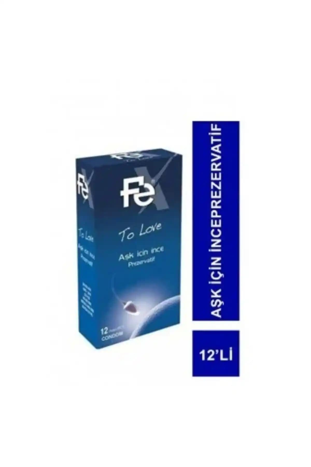 Fe Prezervatif To Love 12'li: Türkiye Menşeli Klasik Tasarım ve Güvenli Koruma Paketi