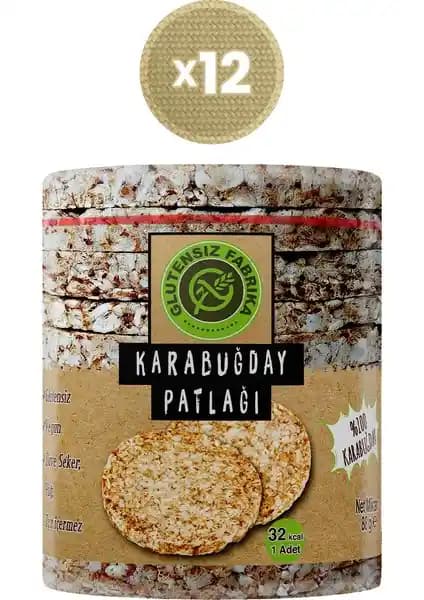 Glutensiz Fabrika Karabuğday Patlağı Sade: Proteinli, Düşük Kalorili Vegan Atıştırmalık