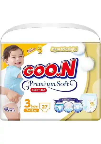 Goo.N Premium Soft Külot Bez: Üç bedene uyumlu, hareketli bebekler için kuru kalma odaklı