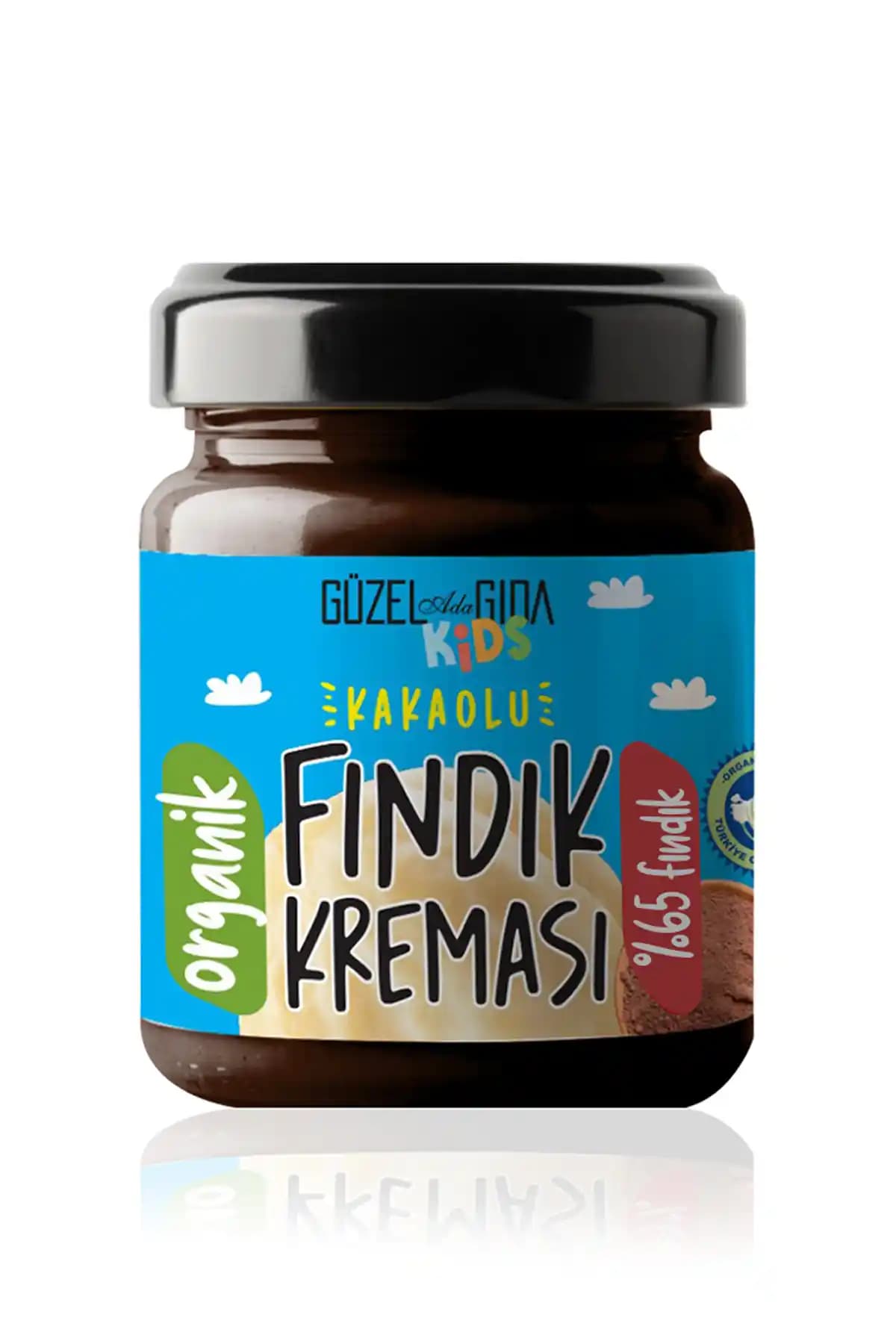 Güzel Ada Gıda Kids Organik Kakaolu Fındık Kreması 200 g – Doğal İçerik ve Temiz Formül