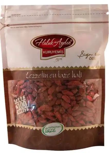Haluk Aydın Goji Berry Kurt Üzümü 200 g: Çin Menşeli Kurutulmuş Lifli Atıştırmalık