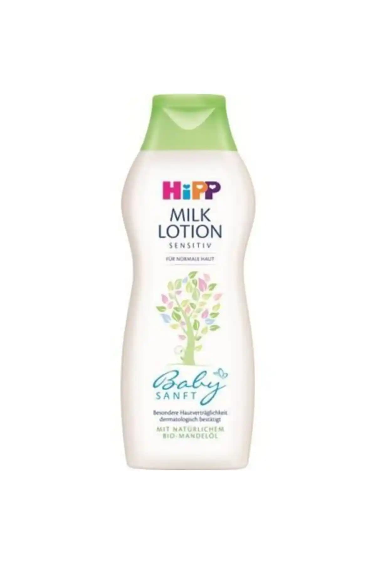 Hassas ciltler için Hipp Babysanft Vücut Losyonu: organik badem yağı güvenli formül